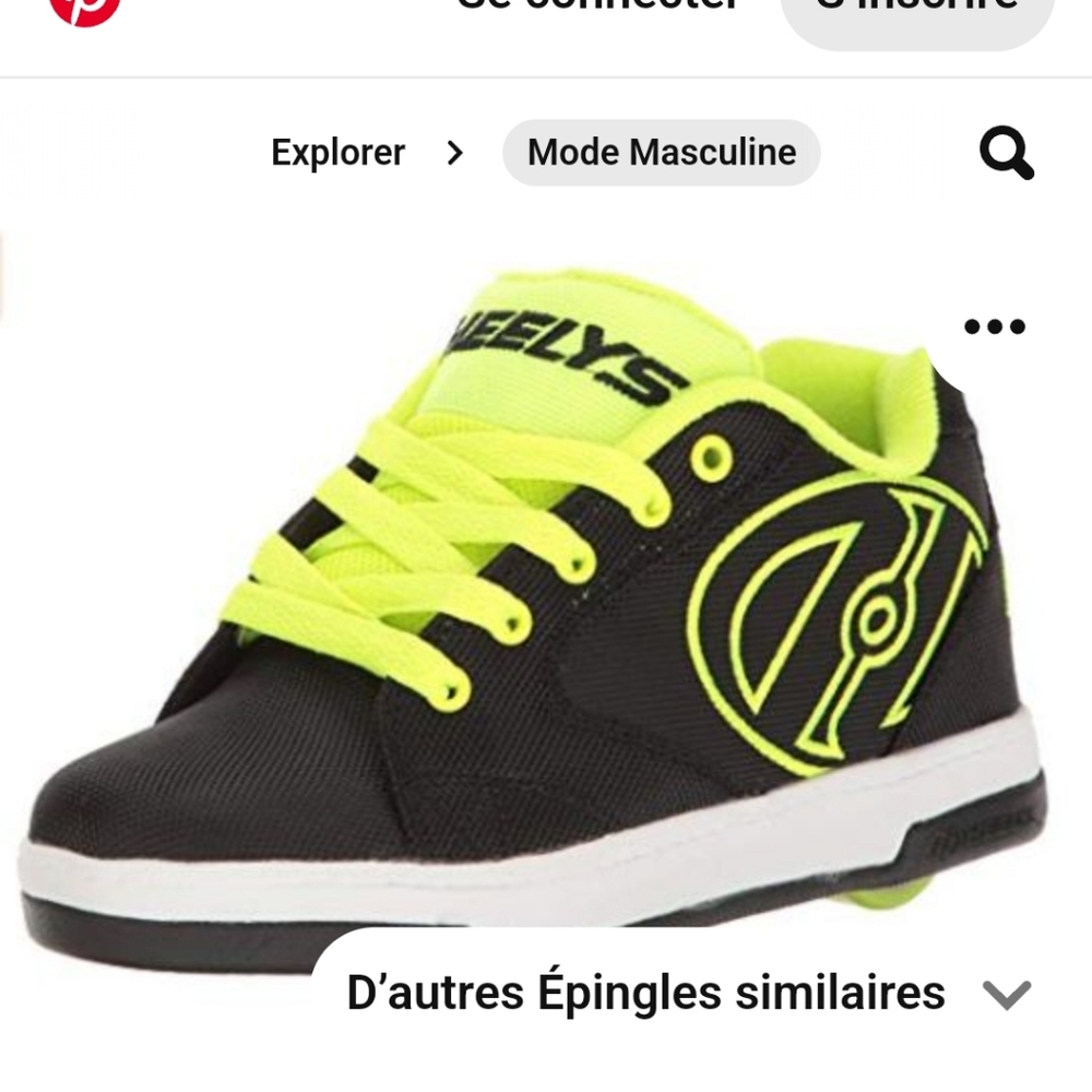 Heelys Black/green Boys Shoe Lace Up